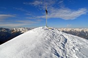 Invernale solitaria pomeridiana in VENTUROSA (1999 m) da Buffalora il 21 febb. 2018 - FOTOGALLERY